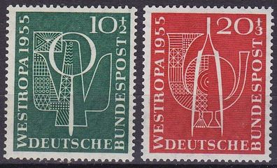 Germany BUND [1955] MiNr 0217-18 ( * */ mnh ) Briefmarken