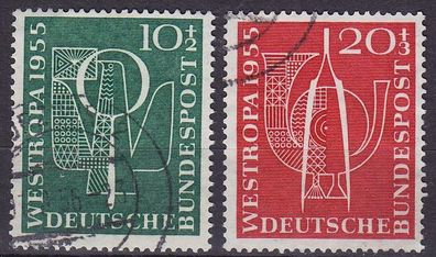 Germany BUND [1955] MiNr 0217-18 ( O/ used ) Briefmarken