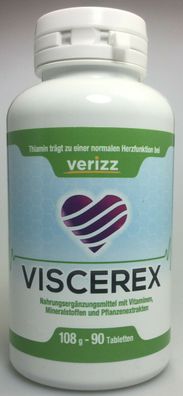 Viscerex - 90 Tabletten - mit Ginseng, Gingko Boloba Blitzversand