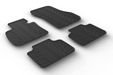 Design Gummi Fußmatten passend für BMW 2er Active Tourer F45 09.2014> Gummimatten