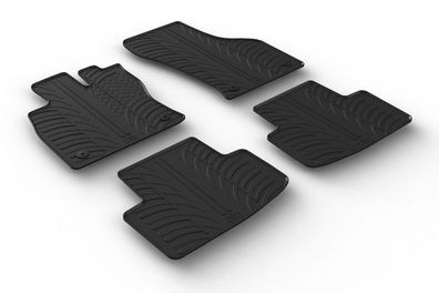 Design Gummi Fußmatten passend für Skoda Octavia IV Limousine&Combi 2019> Gummimatten