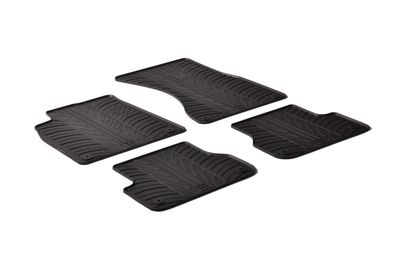 Design Gummi Fußmatten passend für Audi A6 Limousine Avant Allroad RS6 4G 2011-2018