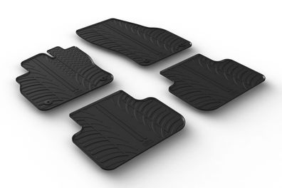 Design Gummi Fußmatten passend für Audi Q3 & Q3 Sportback, RSQ3 01.2019> Gummimatten