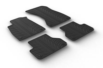 Design Gummi Fußmatten passend für Audi A5 Sportback, S5 Sportback (F5) 09.2016>