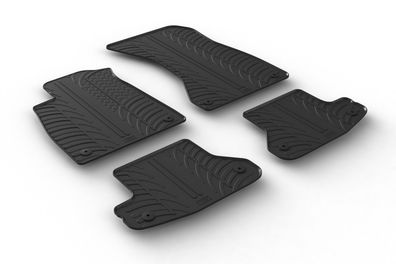 Design Gummi Fußmatten passend für Audi A5 Coupe, S5 Coupe, RS5 Coupe F5 08.2016>