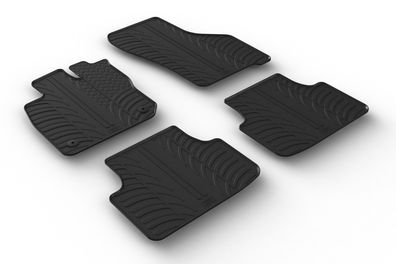 Design Gummi Fußmatten passend für Seat Leon, auch für Hybrid 04.2020> Gummimatten