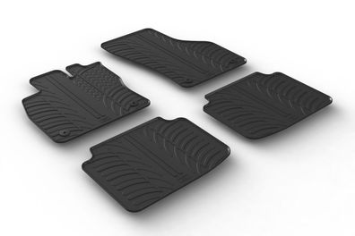 Design Gummi Fußmatten passend für Skoda Superb & Superb Combi (Kombi) 2015> Passform
