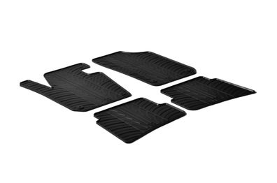 Design Gummi Fußmatten passend für Seat Ibiza Schrägheck & SC & ST (Kombi) 2008-2017