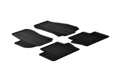 Design Gummi Fußmatten passend für Opel Zafira B Family 08.2011-12.2014 Gummimatten