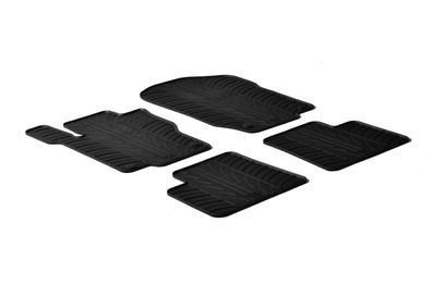 Design Gummi Fußmatten passend für Mercedes M Klasse & ML W164 2005-2011 Gummimatten