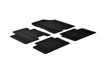 Design Gummi Fußmatten passend für Hyundai i30 & i30 Kombi 3.2012-5.2015 Gummimatten