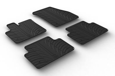 Design Gummi Fußmatten passend für Land Rover Range Rover Evoque 03.2019> Gummimatten