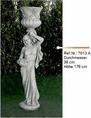 Weibliche Skulptur aus Weißstein - Ref. Nr. 7013 A