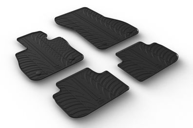 Design Gummi Fußmatten passend für BMW 2er Gran Coupe F44 2020> Passform Gummimatten
