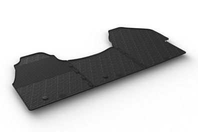 Design Gummi Fußmatten passend für Mercedes Sprinter 910 Kasten (Frontantrieb) 2018>