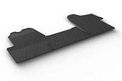 Design Gummi Fußmatten passend für Opel Movano Cargo Kastenwagen 8.2015> Gummimatten