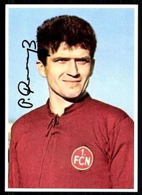 Paul Derbfuß 1 FC Nürnberg Spieler 60er Jahre Autogrammkarte Original Signiert