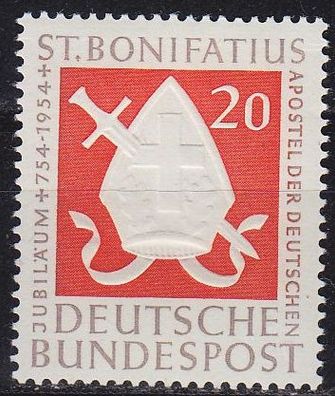 Germany BUND [1954] MiNr 0199 ( * / mh )