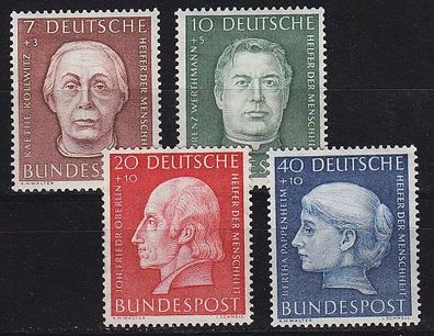 Germany BUND [1954] MiNr 0200-03 ( * / mh )