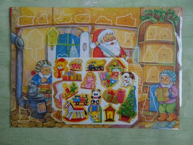 ältere grosse England Caltime Adventskalender Kindermotive Weihnachtsmann -Auswahl-