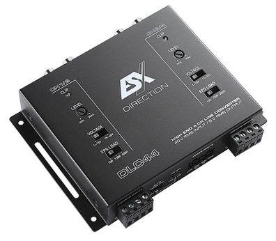 ESX »Direction 4-Kanal High / Low Converter DLC44 (mit EPS Pro) Cinch Adapter