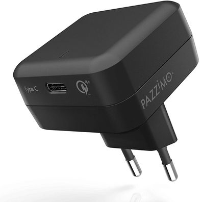 Pazzimo Ladegerät USBC Qualcomm Quick Charge 4+ QC 4.0 Power Delivery Netzteil