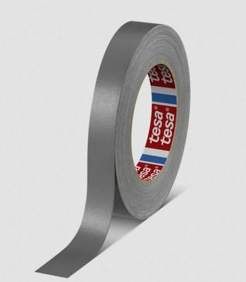 tesa 4651 Kunststoffbeschichtetes Premium Gewebeband 19mm 50m grau