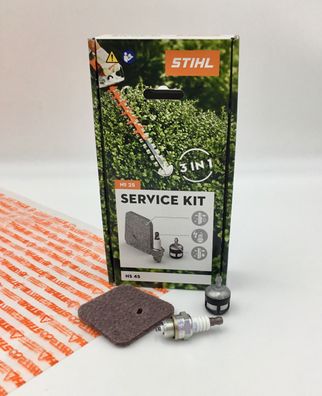 STIHL Service Kit 25 HS 45 (nicht 2-Mix) 41400074101 Filter, Zündkerze