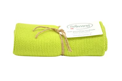 Solwang Handtücher '1 Stück gestricktes Handtuch' Lime green