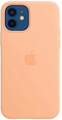 Apple MK023ZM/ A Magsafe Silikon Cover Hülle für iPhone 12 / Pro - Cantaloupe