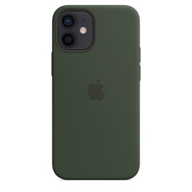 Apple MHKR3ZM/ A Magsafe Silikon Cover Hülle für iPhone 12 Mini - Zyperngrün