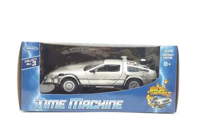 Welly De Lorean Back to the Future Teil 2 Diecast Metall Time Machine 1:24