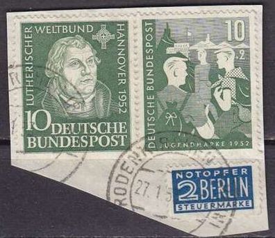 Germany BUND [1952] MiNr 0153 ( BStk ) [01] mit 149