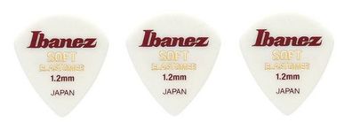Ibanez Elastomer BEL18ST12 - 1,2 mm - soft - Plektren Picks (3 Stück)