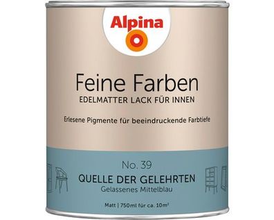 Alpina Feine Farben edelmatter Lack für Innen #39 Quelle der Gelehrten 750ml