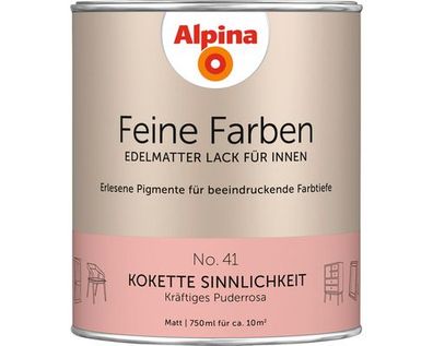 Alpina Feine Farben edelmatter Lack für Innen #41 Kokette Sinnlichkeit 750ml