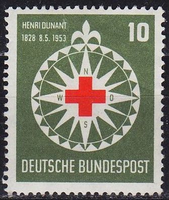 Germany BUND [1953] MiNr 0164 ( * */ mnh ) Rotes Kreuz