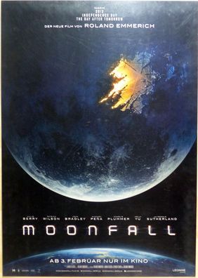 Moonfall - Original Kinoplakat A1 - Roland Emmerich, Halle Berry - Filmposter