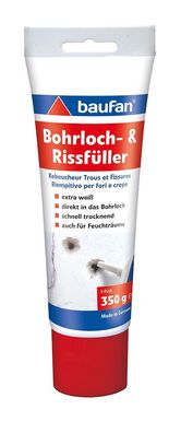 Baufan® Bohrloch- und Rissfüller 350 g Fertig-Spachtel Kunstharzspachtelmasse