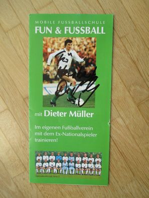 1. FC Köln DFB Nationalspieler Dieter Müller - handsigniertes Autogramm!!
