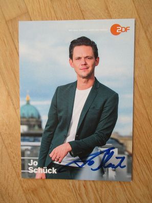 ZDF Fernsehmoderator Jo Schück - handsigniertes Autogramm!!!