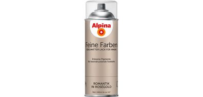 Alpina Feine Farben matter Sprühlack für Innen Romantik in Ros&eacute; gold 400 ml