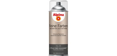 Alpina Feine Farben edelmatter Sprühlack für Innen #33 Stille des Vulkans 400 ml
