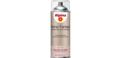 Alpina Feine Farben edelmatter Sprühlack für Innen #23 Wolken in Ros&eacute; 400 ml