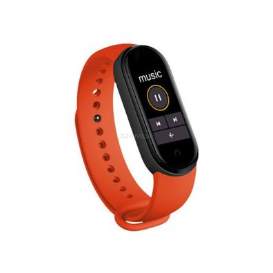 Smart Band M6 wasserdicht, Bluetooth Schrittzähler, Kalorien, Herzfrequenz - orange