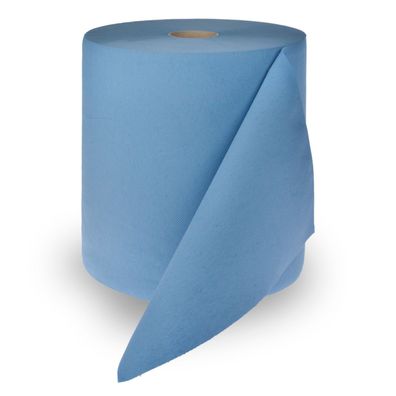 Multiclean® Putztuchrolle, blau, 36 x 38 cm, 3-lagig 1000 Abrisse