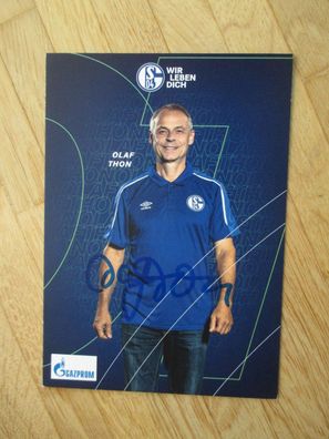 Weltmeister 1990 & FC Schalke 04 - Olaf Thon - handsigniertes Autogramm!