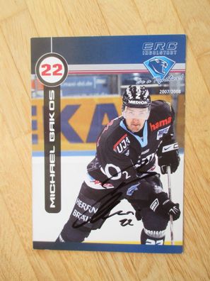 Eishockey Bundesliga ERC Ingolstadt Michael Bakos - handsigniertes Autogramm!!