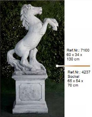 Pferd aus Weißstein - Ref. Nr. 7100