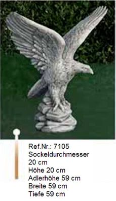 Adler aus Weißstein - Ref. Nr. 7105